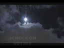Moon and stars behind steamy cumulus timslapse Cat.#V01384, 720x480 Motion JPEG(.AVI), 30 sec. at 30fps 