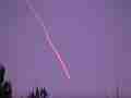 Jet makes pink trail at sunset � digitally upscaled scene from Stitching the Sky Cat.#V01553x, 1280x720 Motion JPEG (.AVI), 3 sec. at 30fps 