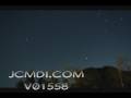 Time lapse stars over Santa Clarita Cat.#V01558, 720x480 Motion JPEG(.AVI), 6 sec. at 30fps 