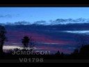 Slow, red underlit sunrise time lapse Cat.#V01798, 720x480 Motion JPEG(.AVI), 15 sec. at 30fps 