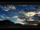 Catalog#:V03011 License:$68.00, Format:1920x1080 Motion JPEG(.AVI) at 30fps, Length: approx.12 sec. Slow mottled high cloud drift sunrise time lapse(2)