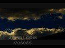 Hi-contrast Cumulus cloud forming in timelapse Cat.#V03065, 1920x1080 Motion JPEG (.AVI), 4 sec. at 30fps 