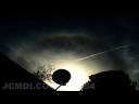 sunbow with jet streak timelapse Cat.#V03364, 1920x1080 Motion JPEG (.AVI), 8 sec. at 30fps 