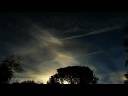 Amazing 2 colored jet trails+sunbow Timelapse Cat.#V03365, 1920x1080 Motion JPEG (.AVI), 15 sec. at 30fps 