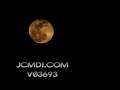 Zoomed moonrise in black sky timelapse1 Cat.#V03693, 1920x1080 Motion JPEG(.AVI), 23 sec. at 30fps 