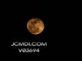 Zoomed moonrise in black sky timelapse2 Cat.#V03694, 1920x1080 Motion JPEG(.AVI), 19 sec. at 30fps 
