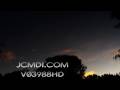 Time Lapse sunset thin comet-style jet streak passing Cat.#V03988, 1920x1080 Motion JPEG (.AVI), 8 sec. at 30fps 