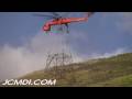 Sikorsky S-64 Skycrane lowers 500Kv Tower piece into place Cat.#V04820, 1920x1080 H.264 AVCHD (.MTS), 32 sec. at 30fps 