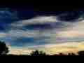 Catalog#:V05391 License:$102.00, Format:1920x1080 Motion JPEG(.AVI) at 30fps, Length: approx.36 sec. interesting long run high clouds timelapse pt1