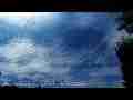 Catalog#:V05608 License:$80.00, Format:1920x1080 Motion JPEG(.AVI) at 30fps, Length: approx.11 sec. thick, ripply cirrus activity timelapse