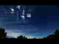 2 layer HiClds and trails passing timelapse  Cat.#V05903, 1920x1080 Motion JPEG (.AVI), 27 sec. at 30fps 