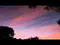 High clouds and jet trails sunset fadeout time lapse Cat.#V07076, 1920x1080 Motion JPEG (.AVI), 6 sec. at 30fps 