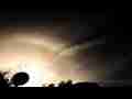 Spreading jet trails and murky sky with sunbow time lapse Cat.#V07082, 1920x1080 Motion JPEG (.AVI), 14 sec. at 30fps 