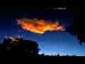 Beautiful orange cumulus sunset timelapse Cat.#V07129, 1920x1080 Motion JPEG(.AVI), 14 sec. at 30fps 