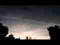 Murky skies overcast multiple jet trail streak by in timelapse sunset Cat.#V09097, 1920x1080 Motion JPEG (.AVI), 40 sec. at 30fps 