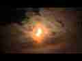 Super cool crescent moon behind clouds zoomed timelapse Cat.#V10138, 1920x1080 Motion JPEG(.AVI), 21 sec. at 30fps 
