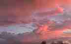 Sunset orange cumulus realtime hand-held footage Cat.#V10162, 1920x1080 H.264 AVCHD (.MTS ), 16 sec. at 30fps 