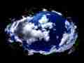 Beautiful wide fisheye cumulus cloud forming in deep blue sky timelapse Cat.#V10171, 1920x1080 Motion JPEG (.AVI), 37 sec. at 30fps 