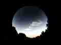 Fisheye Cirrus+jet trails sunset fadeout SX10 Cat.#V10381, 1920x1080 Motion JPEG (.AVI), 22 sec. at 30fps 