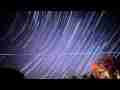 NNE 20mm StarSpin night sky timelapse composited star trails NoDK 3x Cat.#V10467b, 1920x1080 Motion JPEG(.AVI), 14 sec. at 30fps 