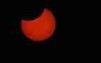 Solar Eclipse throught dark filter timelapse progress S5b seq 1 Cat.#V11477a, 1920x1080 Motion JPEG (.AVI), 18 sec. at 30fps 