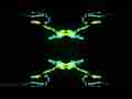 Blue-Gold color-swap Kaleidoscopic GlowWorms light trails timelapse Cat.#V11615k, 1920x1080 Motion JPEG (.AVI), 31 sec. at 30fps 