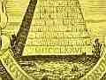 $1 pyramid (whole tall rotated) Pan Up pt1 currency artwork macro video Cat.#V11877, 1920x1080 Motion JPEG (.AVI), 20 sec. at 30fps 