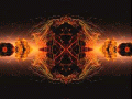 Quadroscopoic chimney sparks and stars timelapse composite artwork Cat.#V12171d, 1920x1080 Motion JPEG (.AVI), 51 sec. at 30fps 