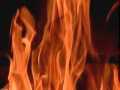 Thick flames and brick 600fps slow motion 1080p upscale seamless loop Cat.#V12201u, 1920x1080 Motion JPEG (.AVI), 86 sec. at 30fps 