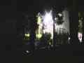 Castaic Fireworks crowd zoomed backlit sidewalk silhouettes Cat.#V12682, 1920x1080 H.264 AVCHD (.MTS), 33 sec. at 30fps 