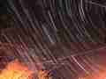 No-Decay night sky timelapse star spin trails (reversed) Cat.#V13829e, 1920x1080 Motion JPEG(.AVI), 27 sec. at 30fps 